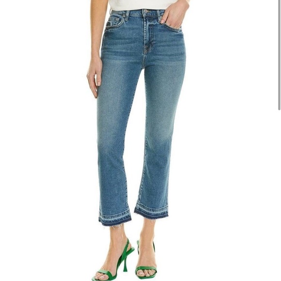 NWOT 7 for all Mankind lux vintage high waist‎ slim kick - Picture 1 of 5